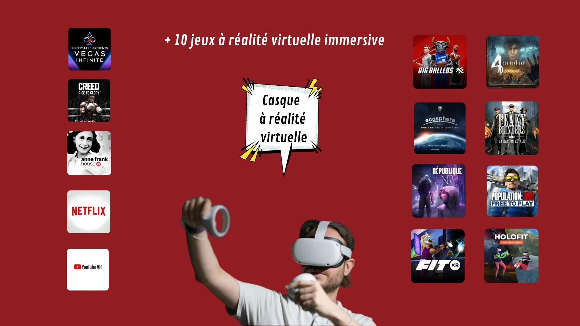 Casque réalité virtuelle