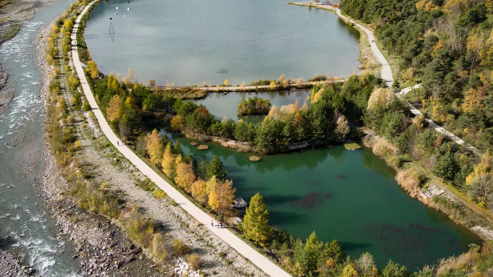 Itinéraire voie douce le long du drac