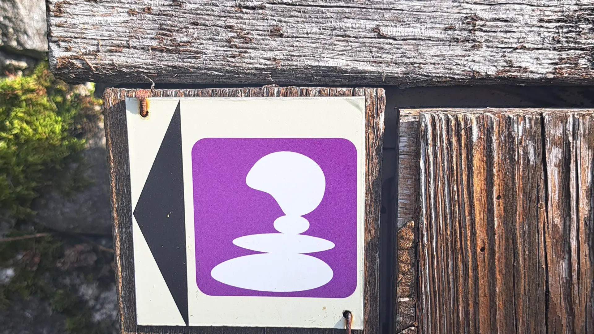 Balisage chemin art nature