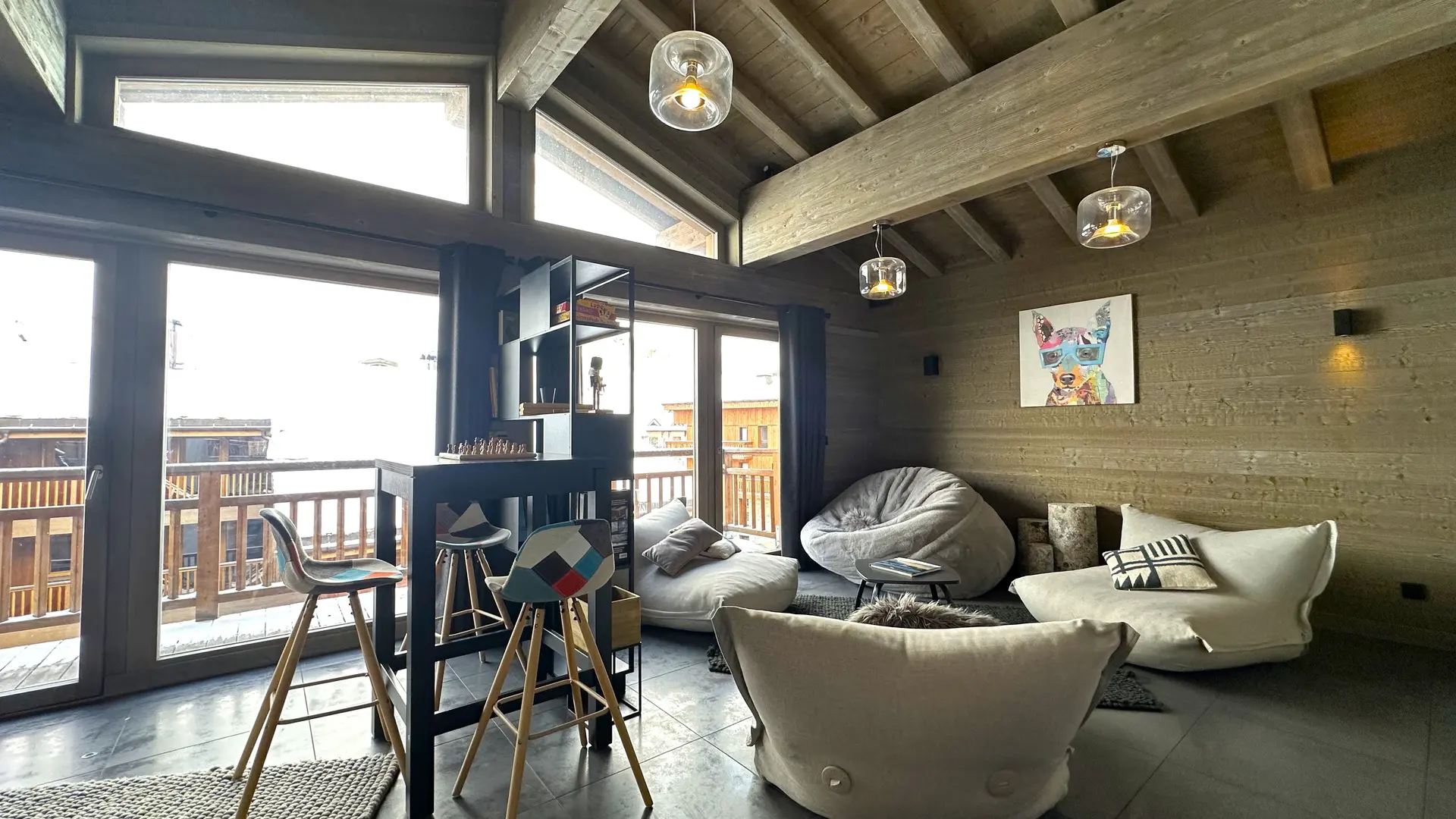 Salon - Victoria Lodge, Friendly Hotel Val d'Isère