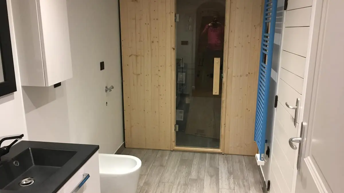 Salle de bain + Sauna