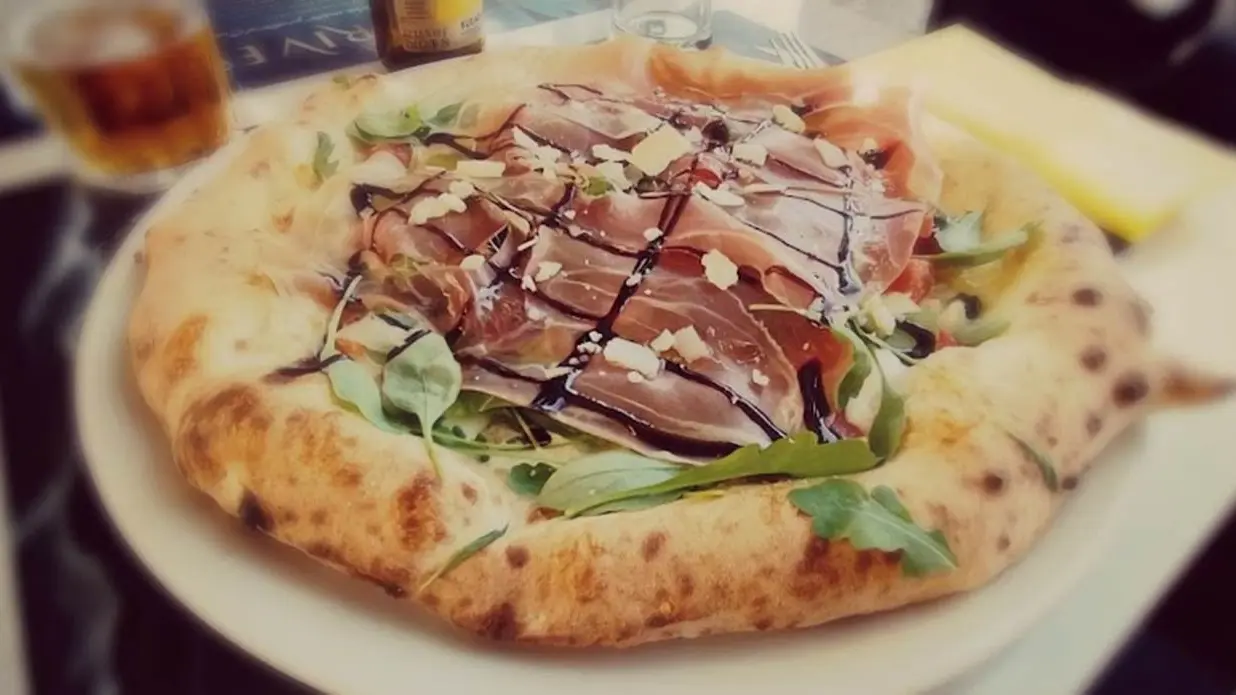 Pizza lista para comer