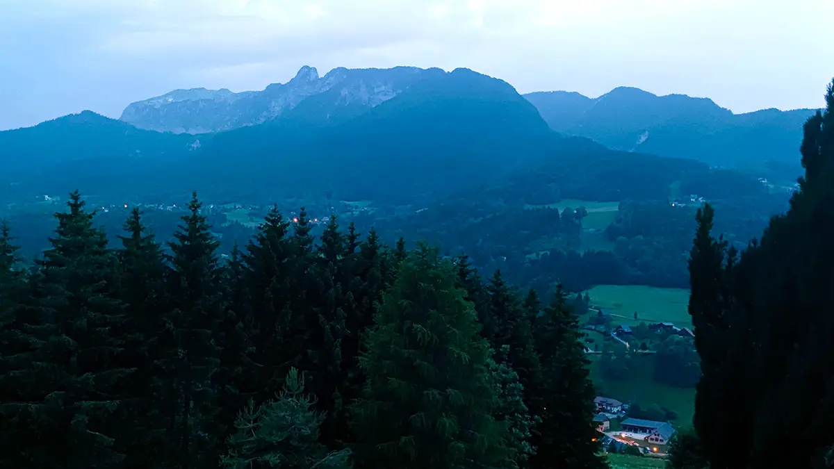 Vue panoramique depuis le chalet