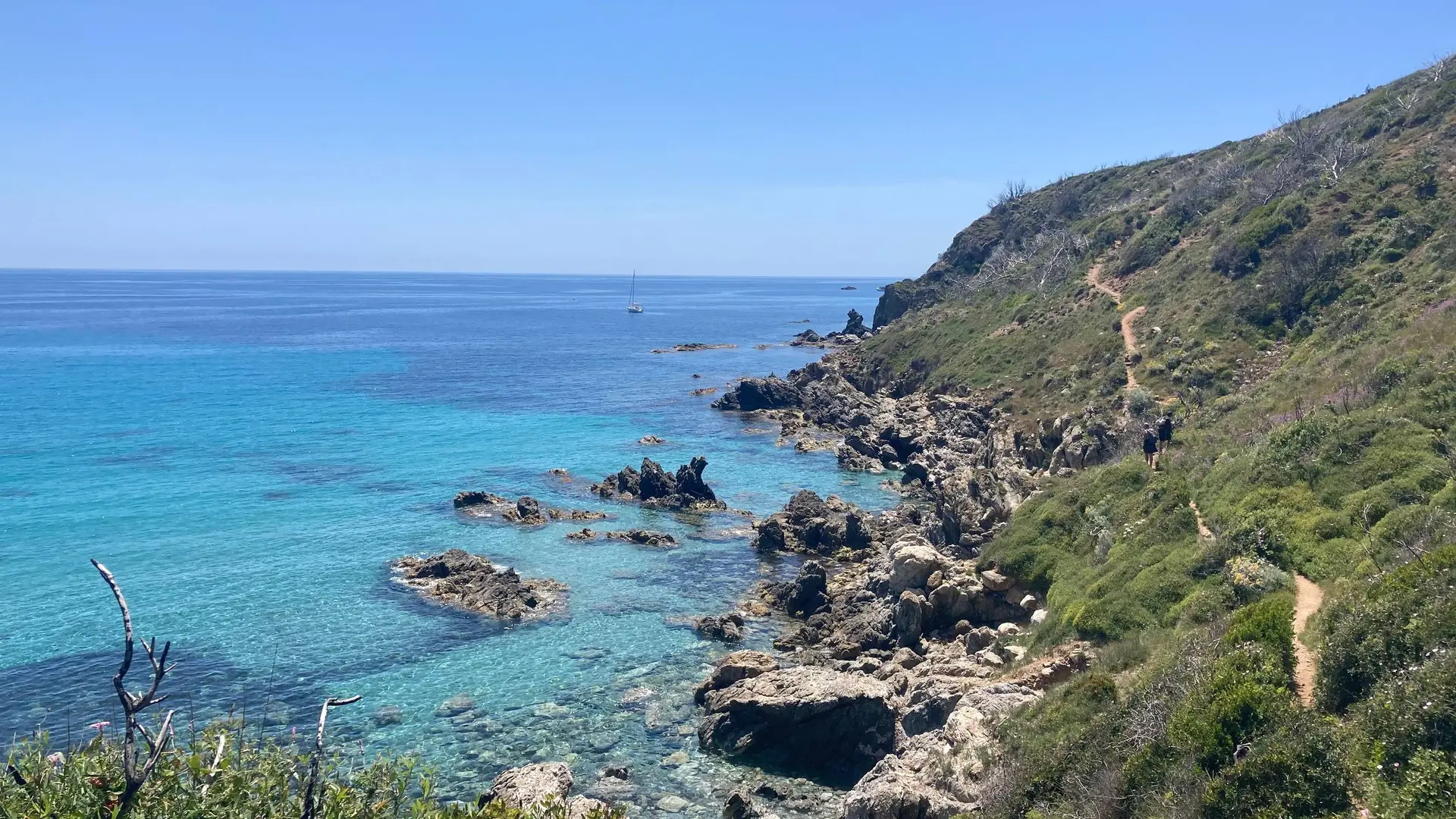 Le sentier du littoral entre les 2 caps