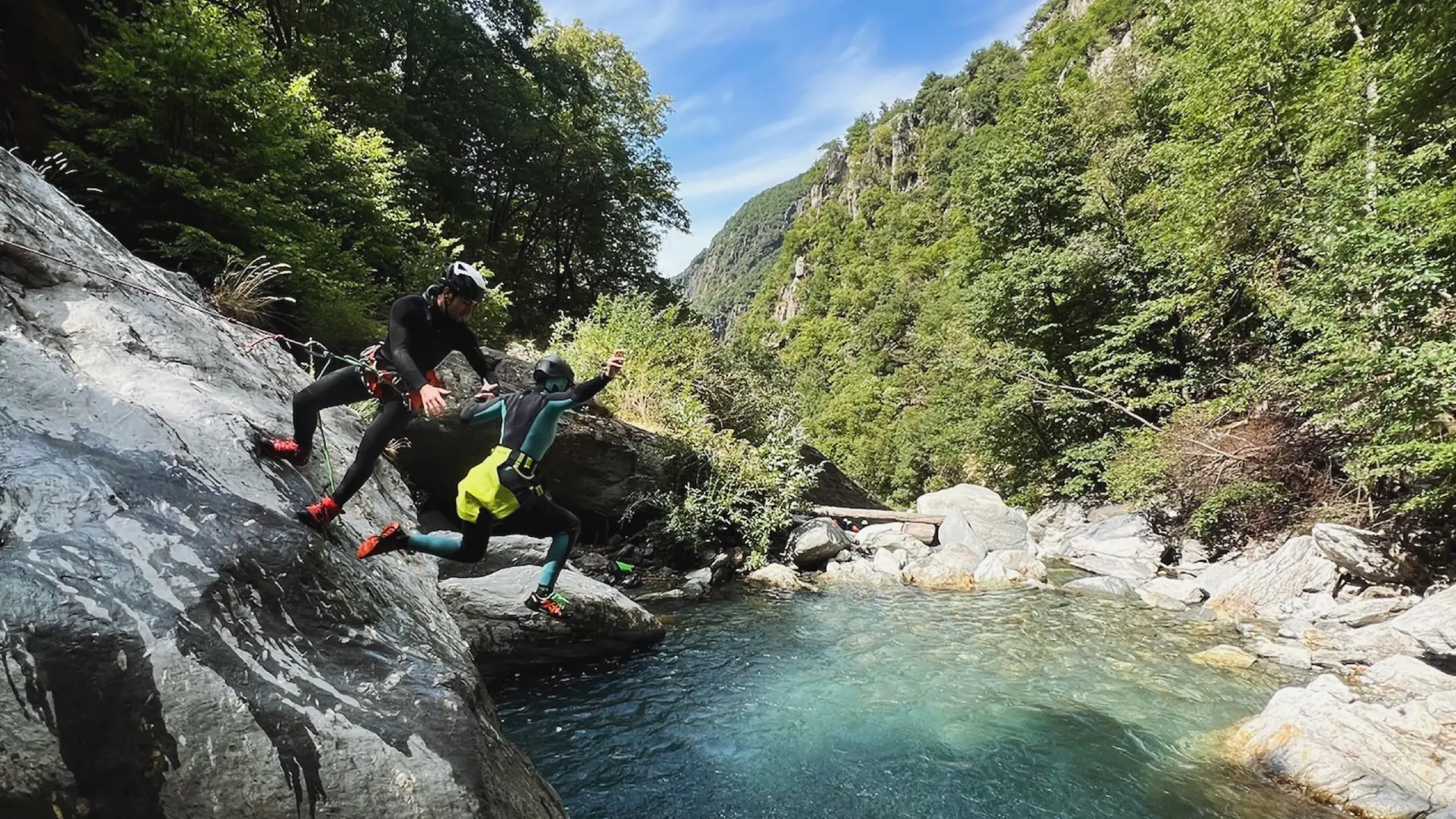 canyon  d'eau rousse