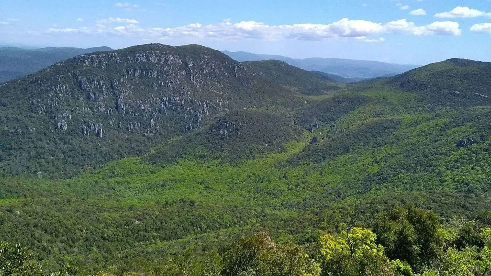 Vue panoramique sur une partie de Siou Blanc