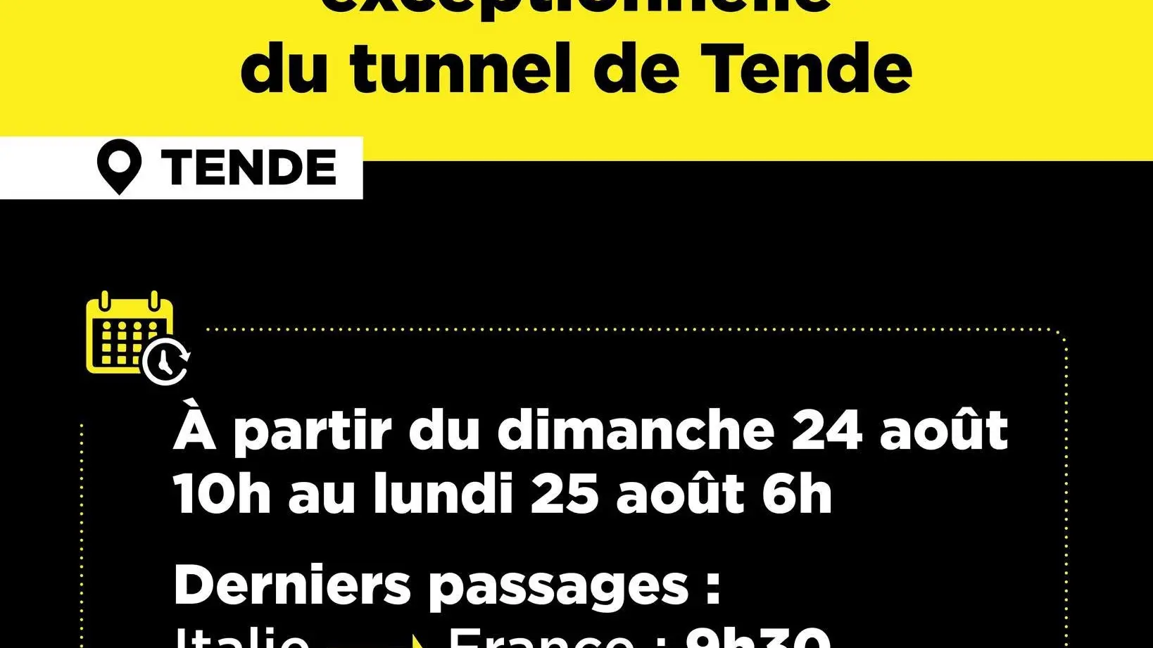 Fermeture exceptionnelle