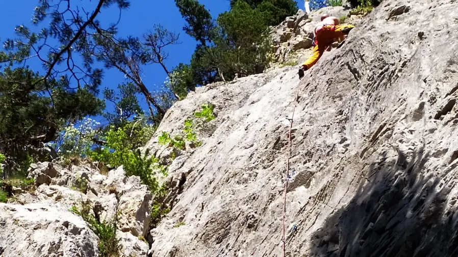 voie escalade enfant