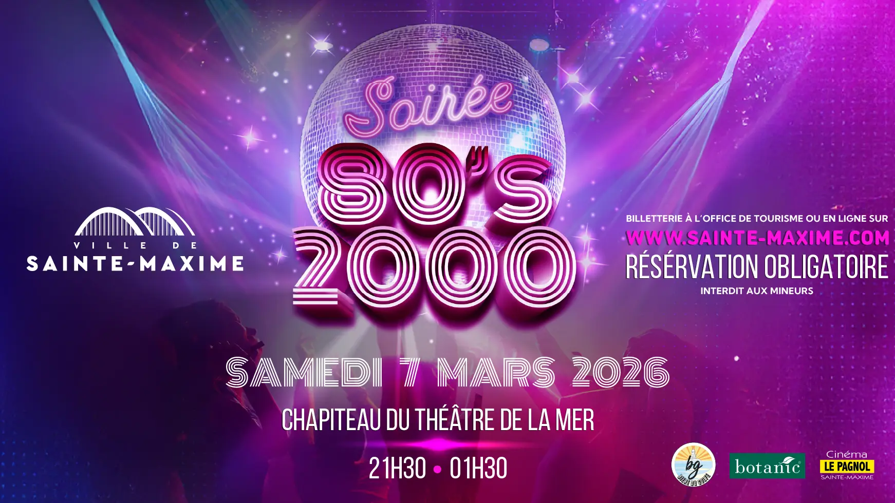 Soirée années 80 à 2000_Sainte-Maxime