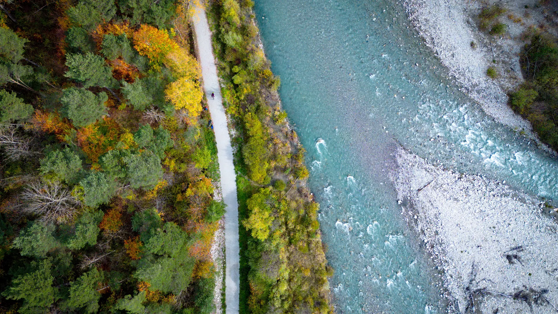 Itinéraire voie douce le long du drac