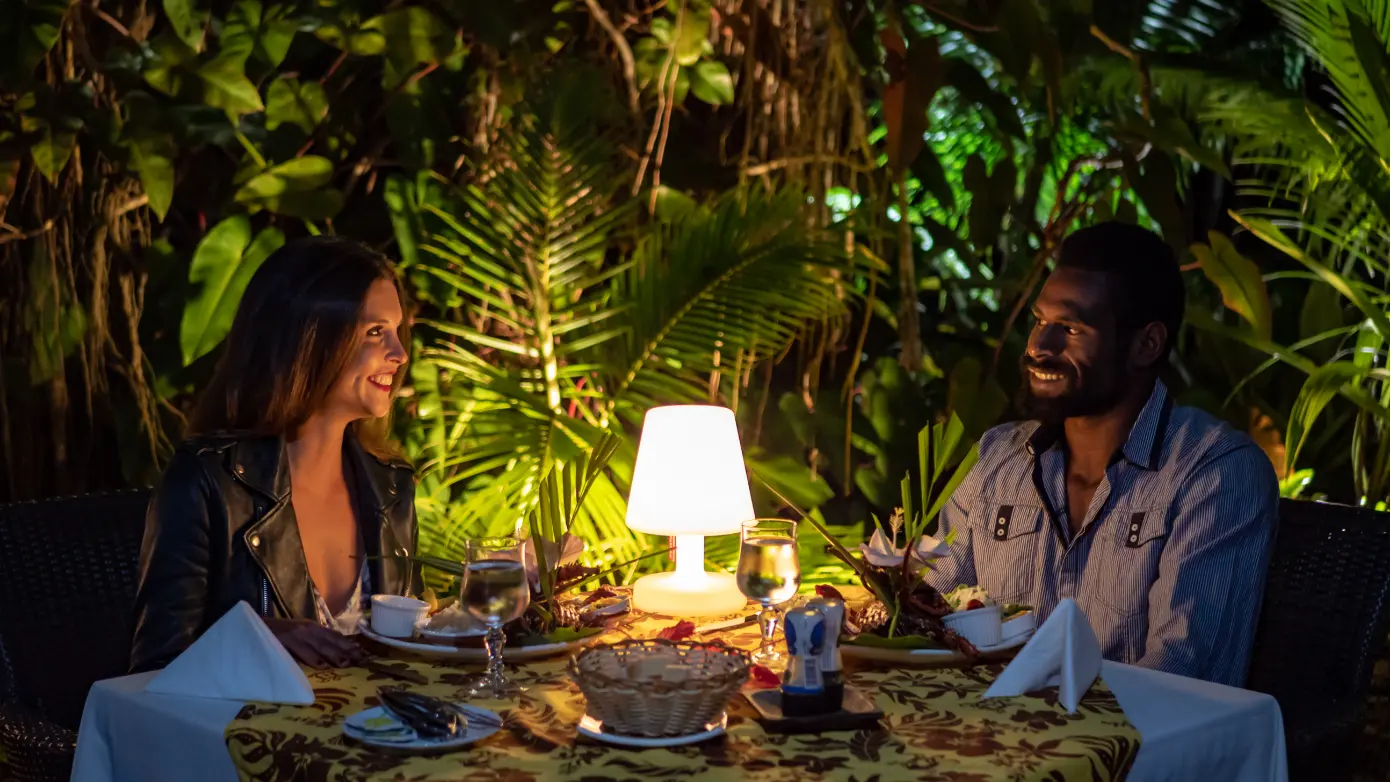 Dîner en tête à tête ? Ambiance romantique et bucolique assurée !