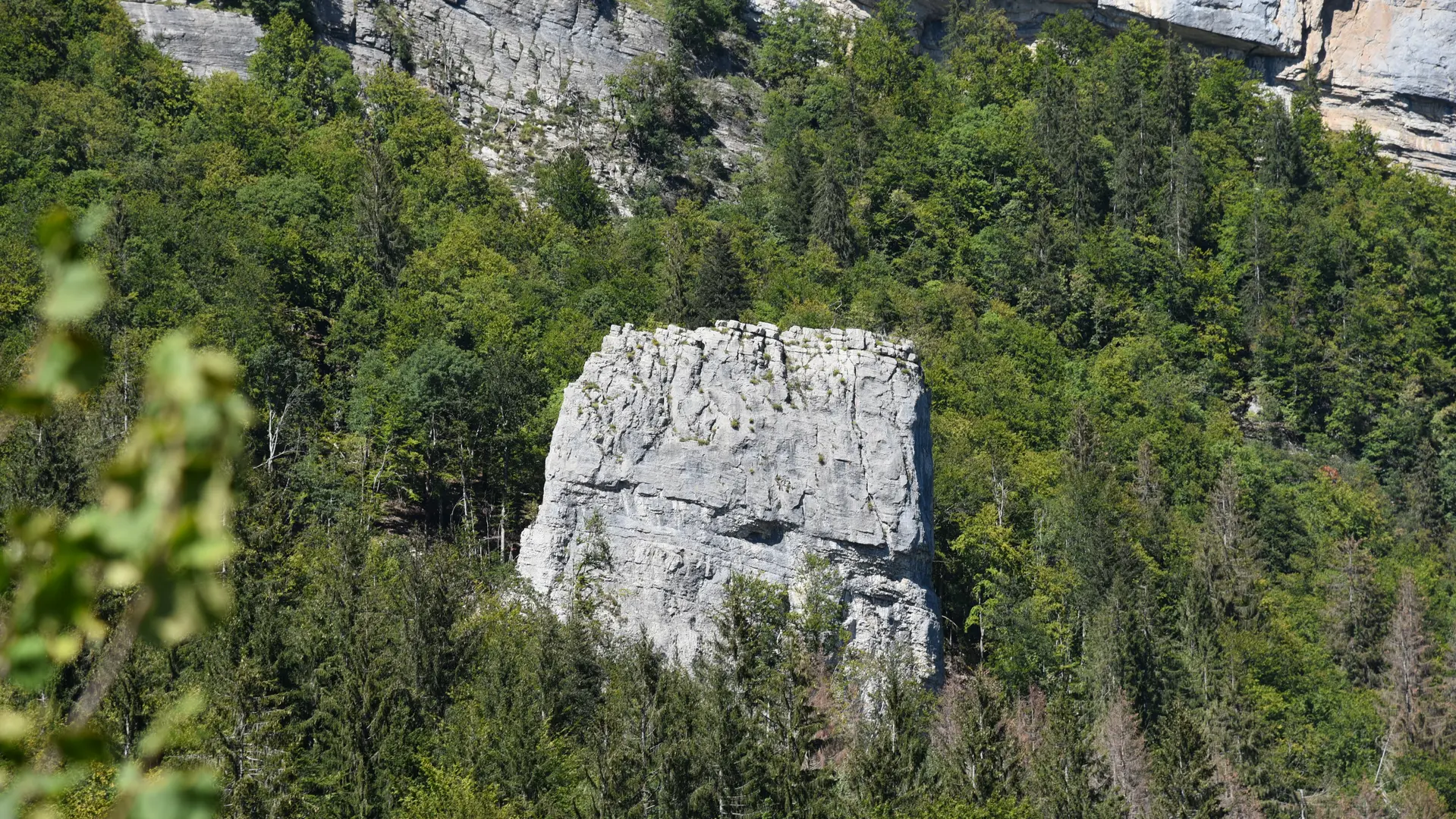 La Pierre à Voix depuis Outredière