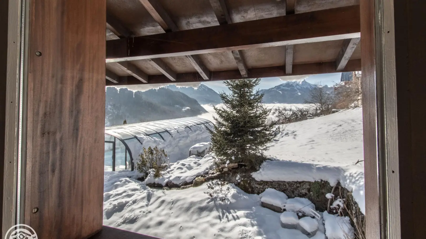 Vue depuis la cuisine