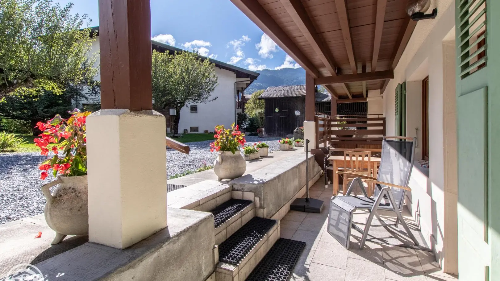 Terrasse du gîte