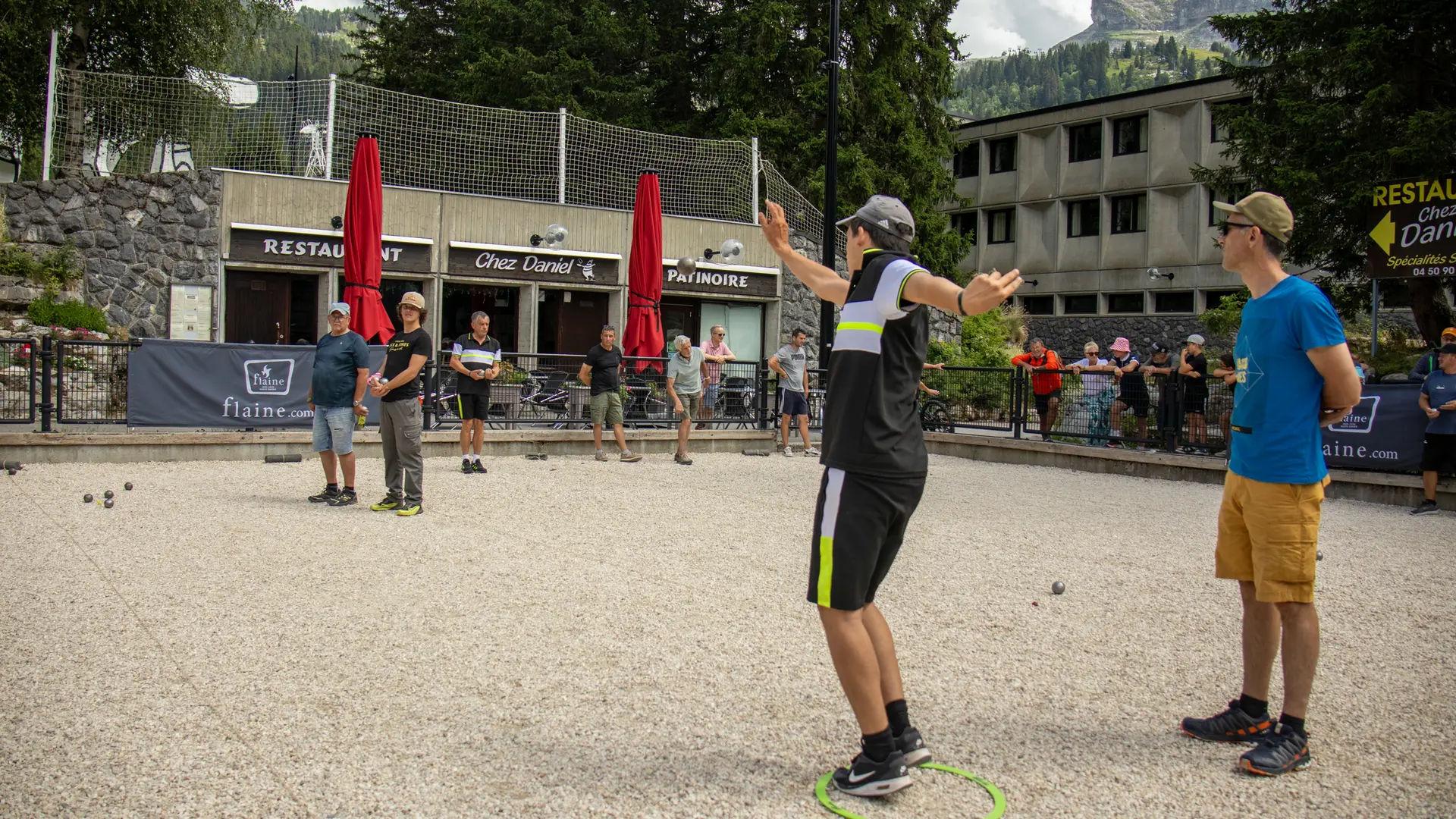 Iemand in volle vaart