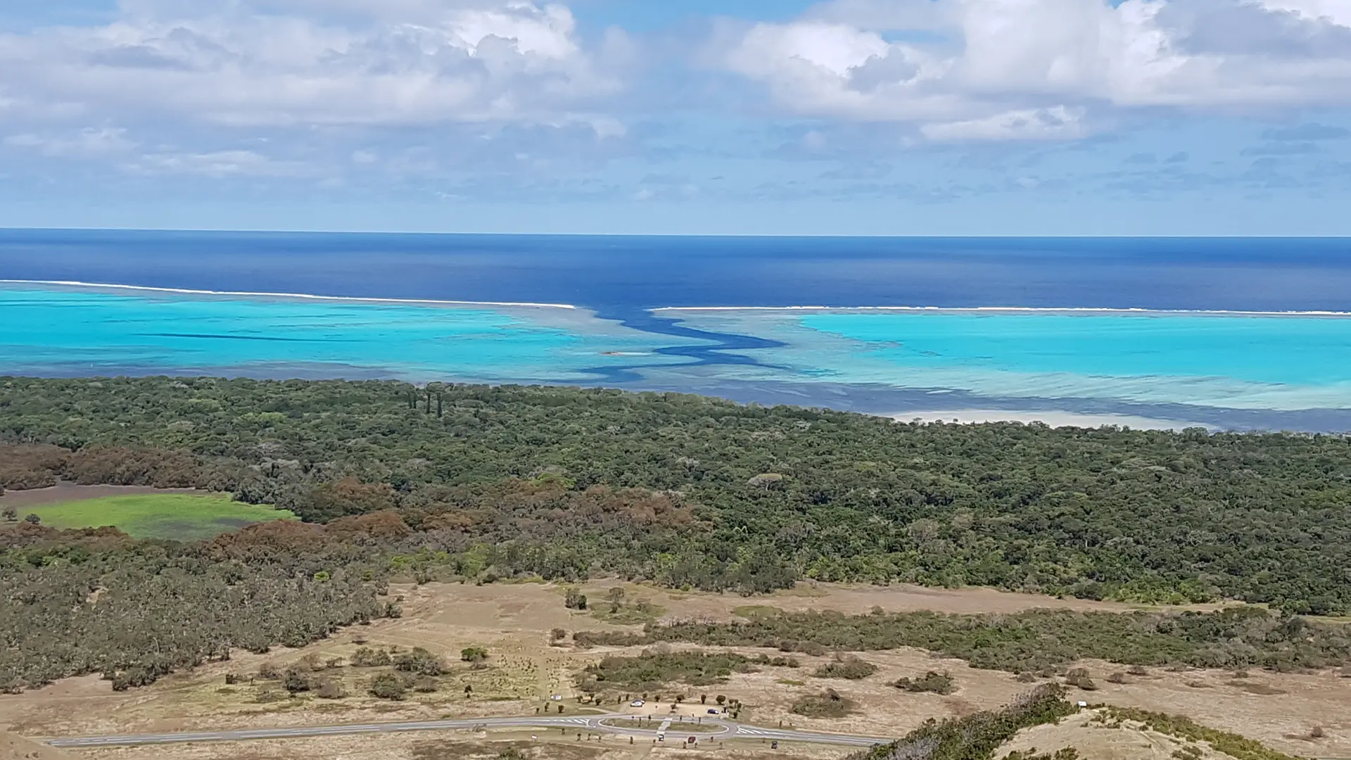 Vue sur la faille aux requins