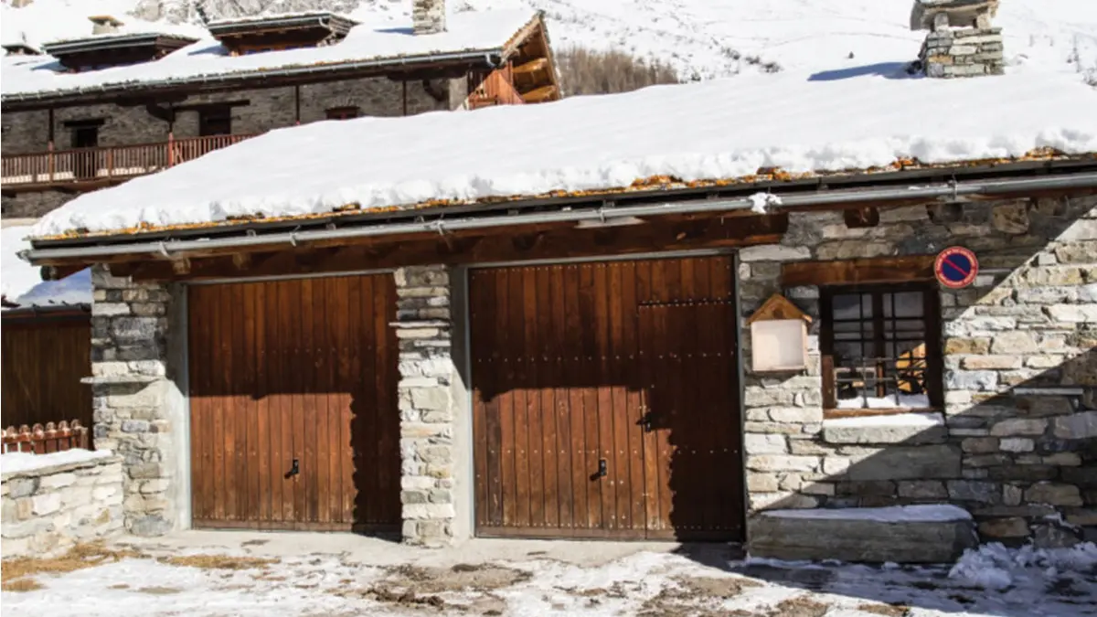 Devanture extérieure hiver - Maison André Val d'Isère