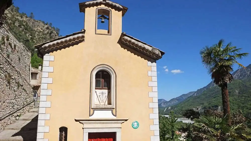 Chapelle Saint-Jean-Accès-Touet-Sur-Var-Gîtes de France des Alpes-Maritimes