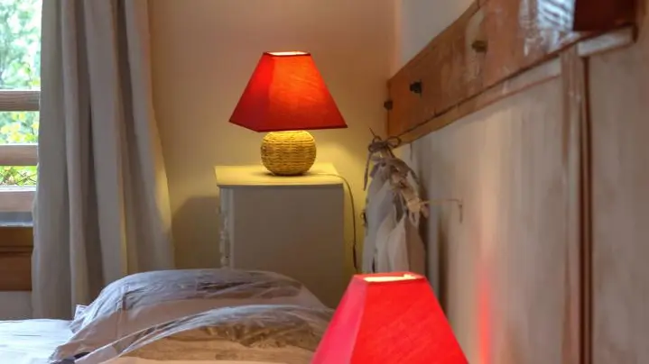 1ere chambre avec salle de bain privative (à l'étage)