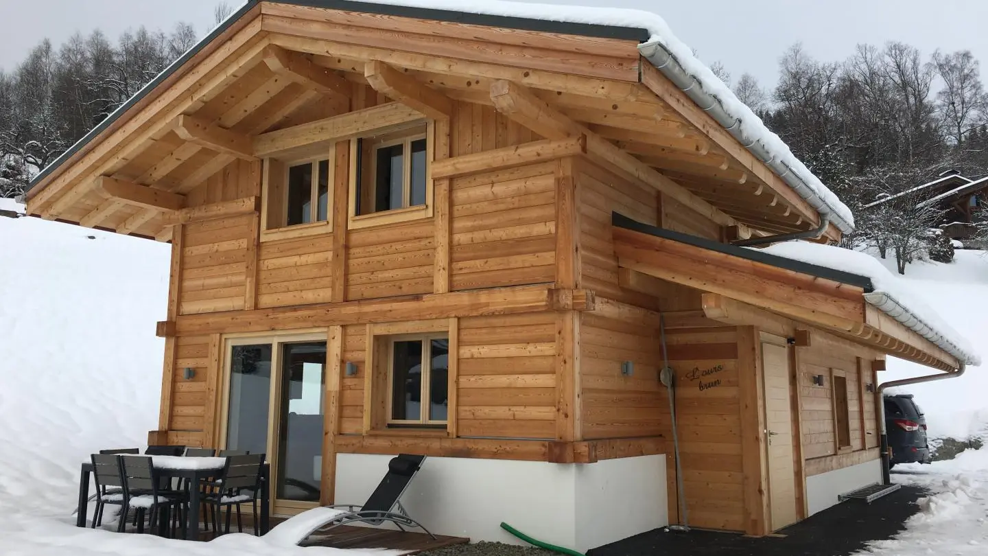Chalet en hiver
