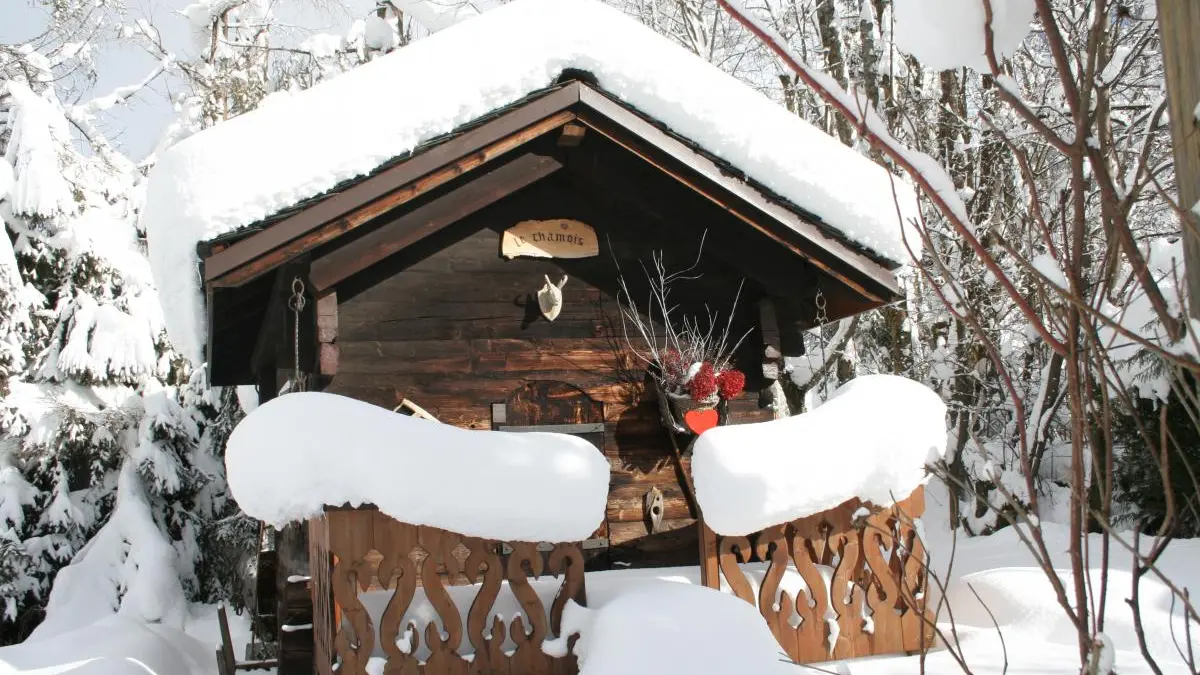 Mazot Le Chamois en hiver