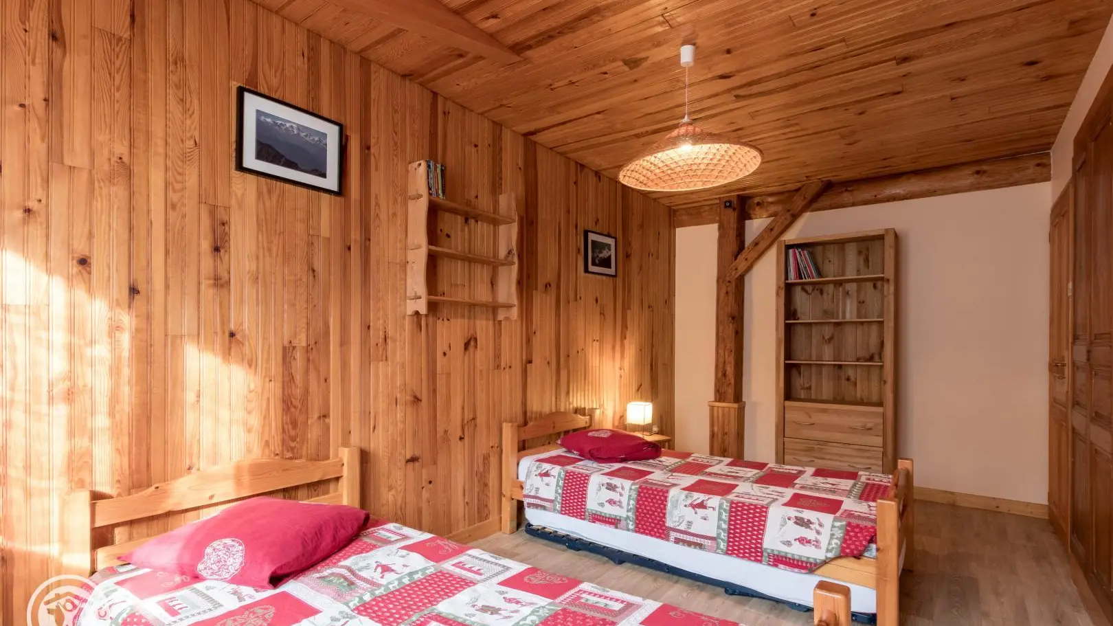 Chambre 2 avec des lits gigognes 90x190cm