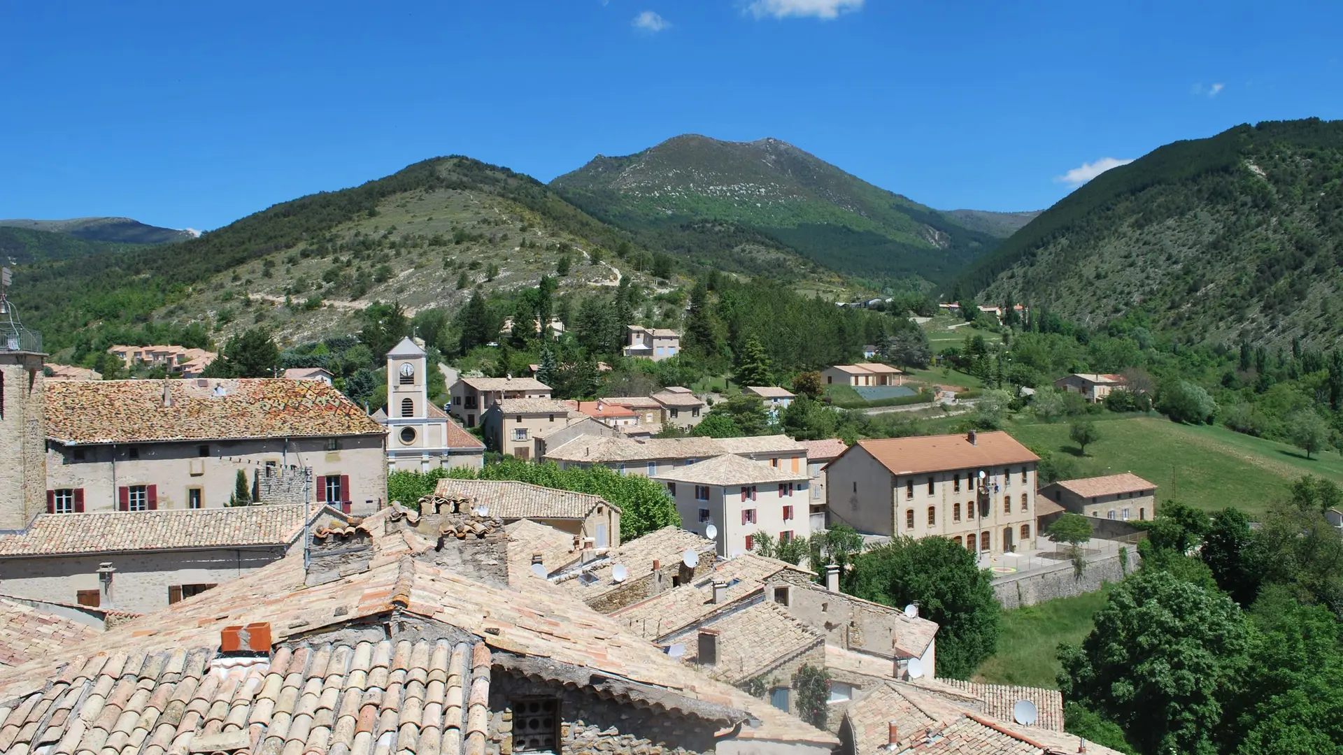 Rosans depuis les hauteurs