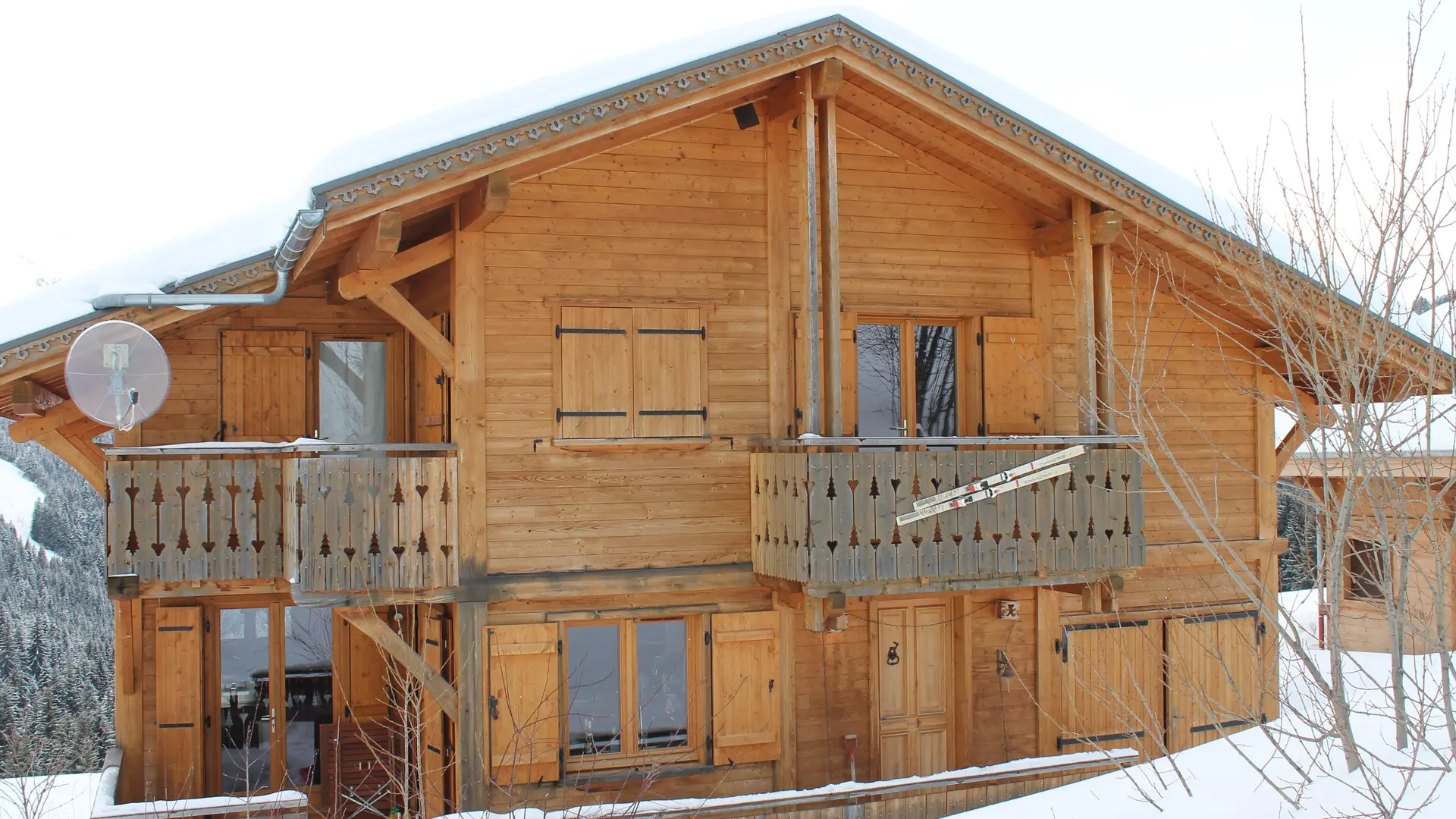 Chalet en hiver
