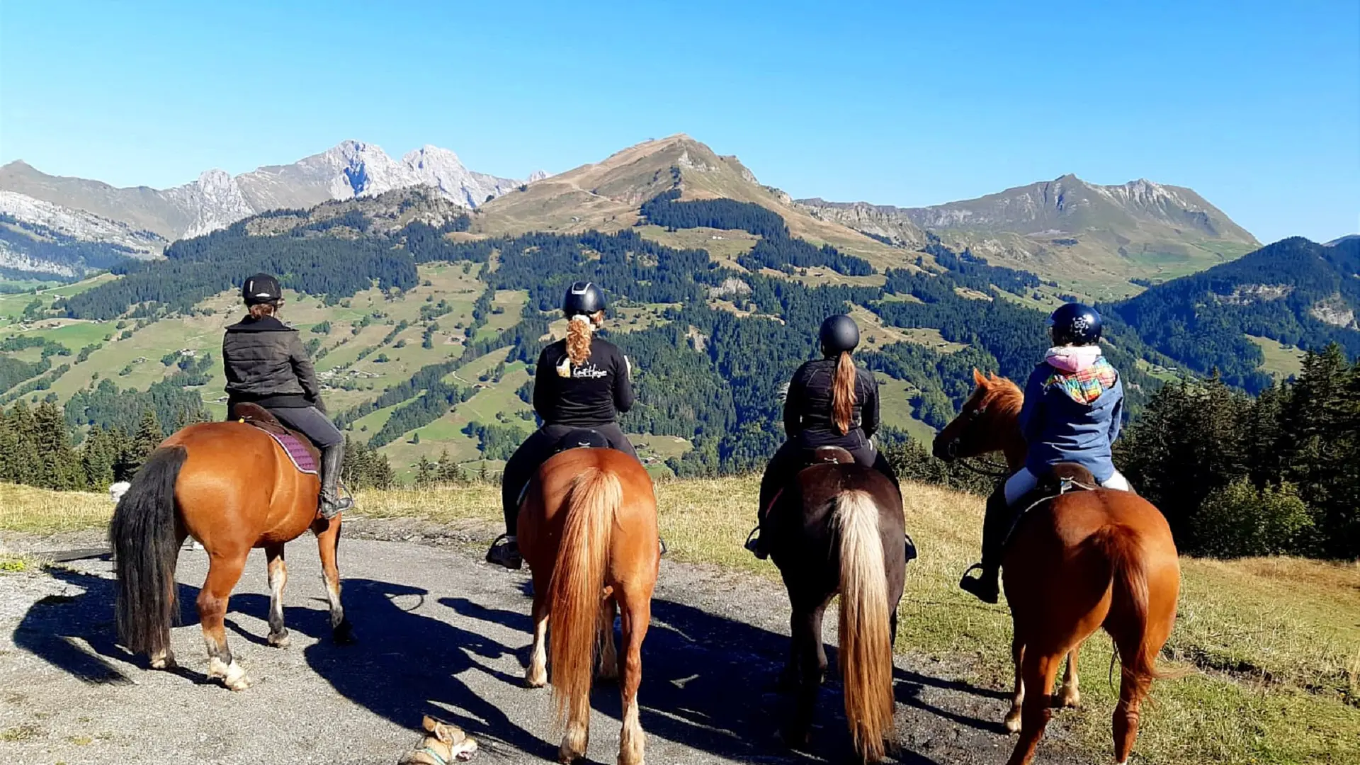 Balade à cheval au Grand-Bornand