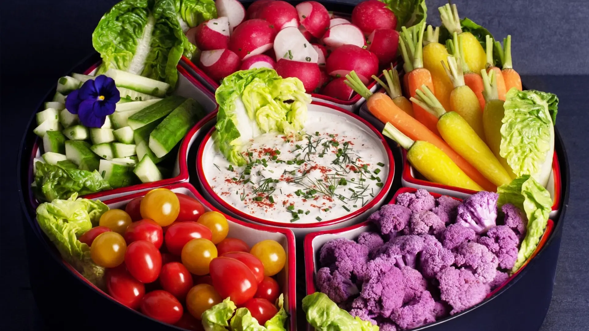 Plateau crudités traiteur LB La Boîte