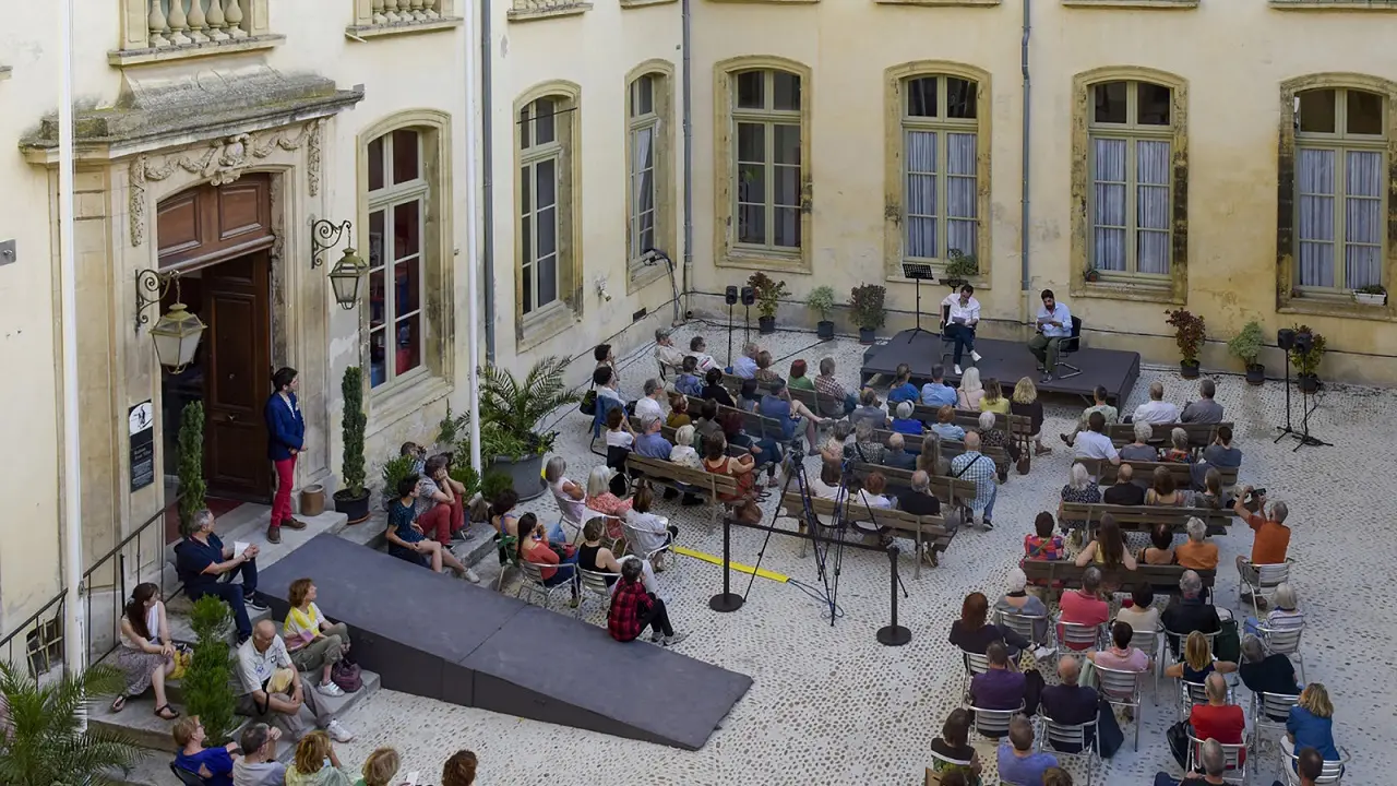 Calade Maison Jean Vilar avec spectateurs