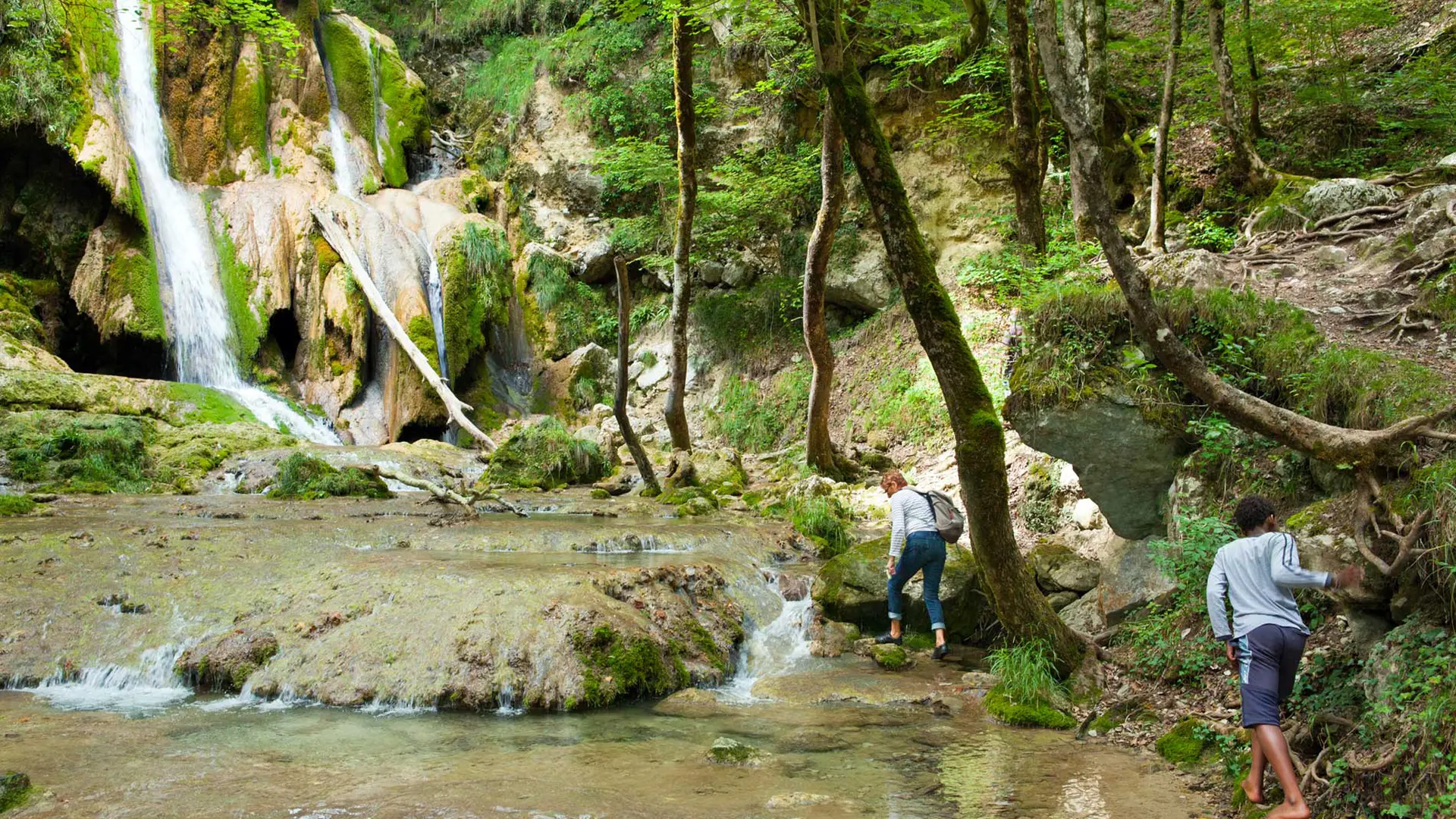 Balade à la cascade de Claireafontaine