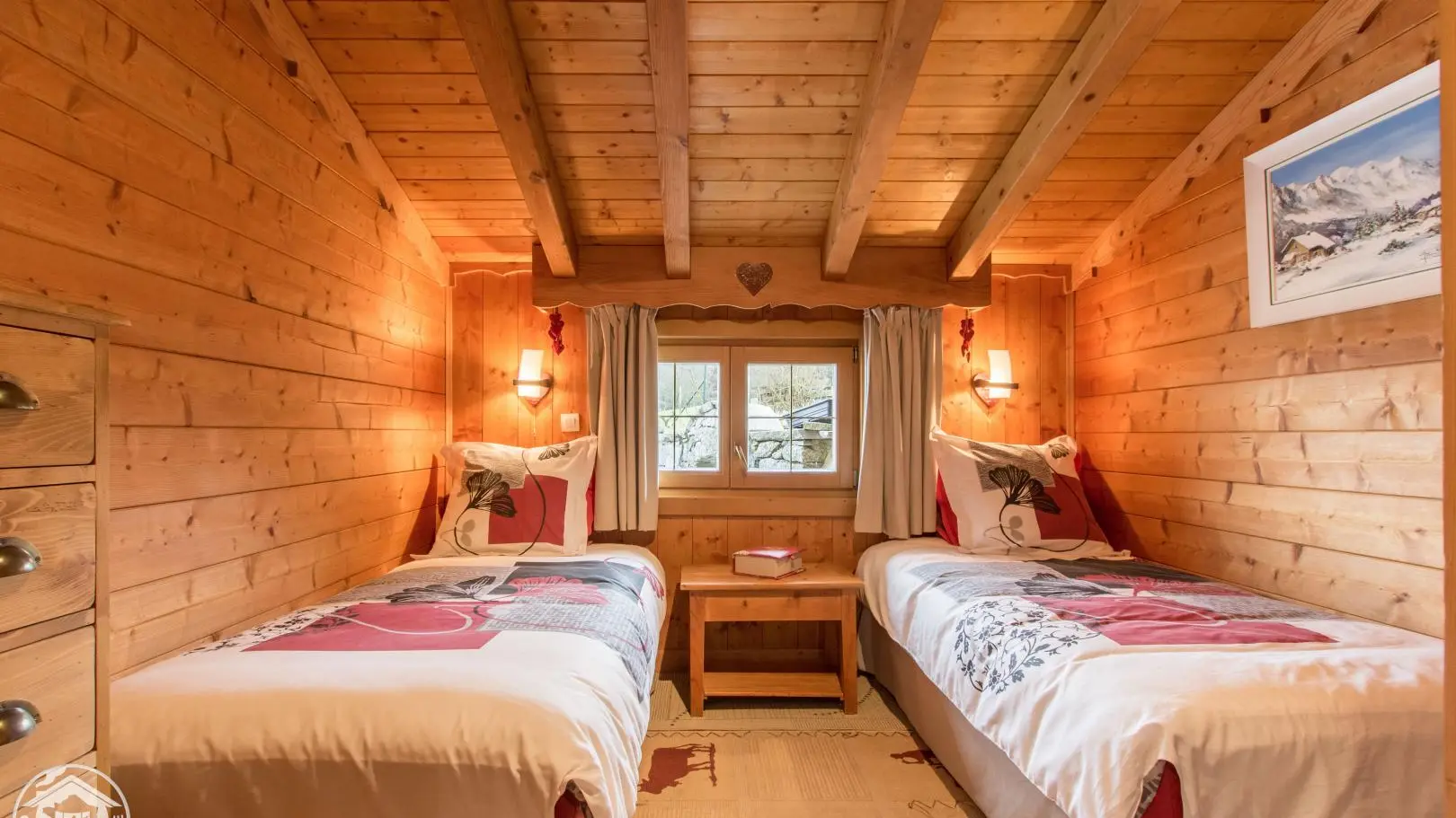 Chambre avec configuration 2 lits 1 personne