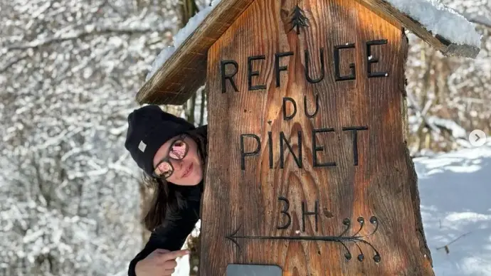 refuge du pinet en hiver