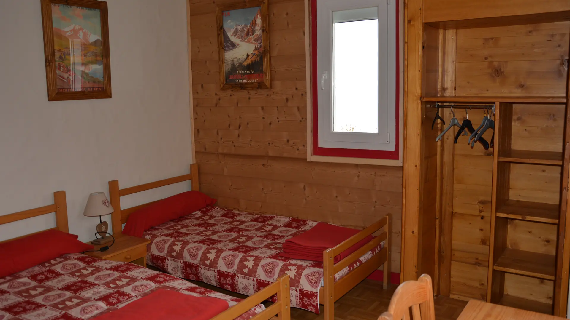 Intérieur des chambres