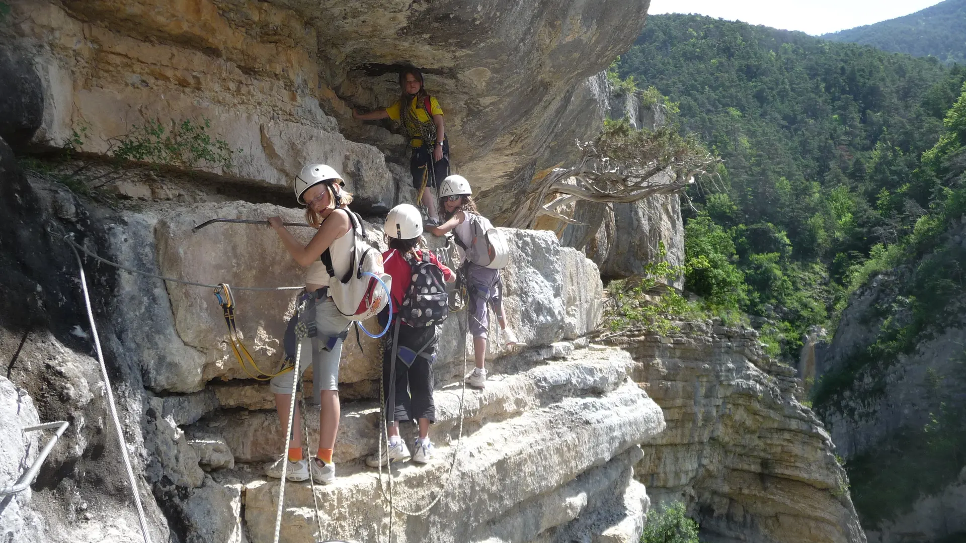 Via Ferrata d’Agnielles avec Eric Fossard Bleu Montagne.