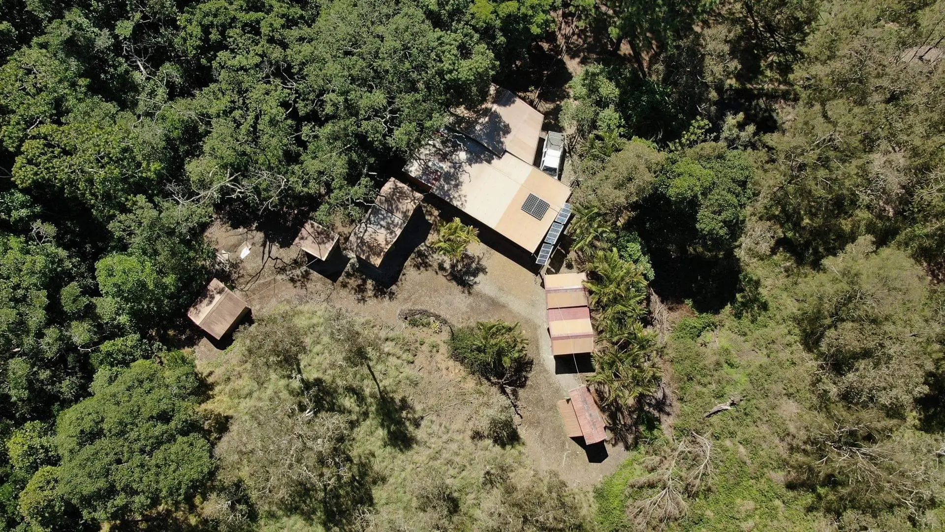 Le refuge vue de haut