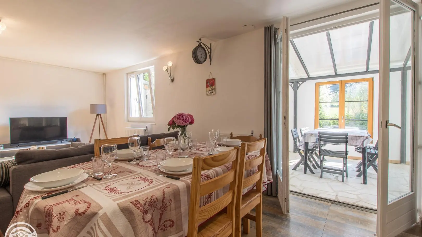 Accés directe sous la véranda