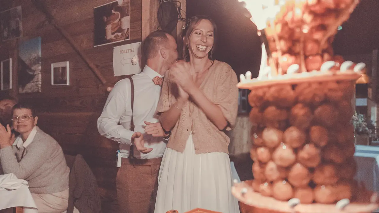 Pièce montée pour repas de mariage