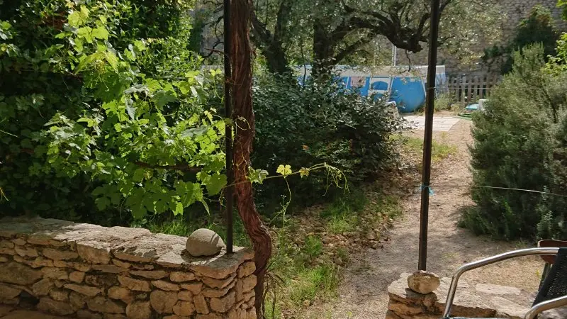 Domaine du Chêne Vert - Gîte La Ruche - Terrasse