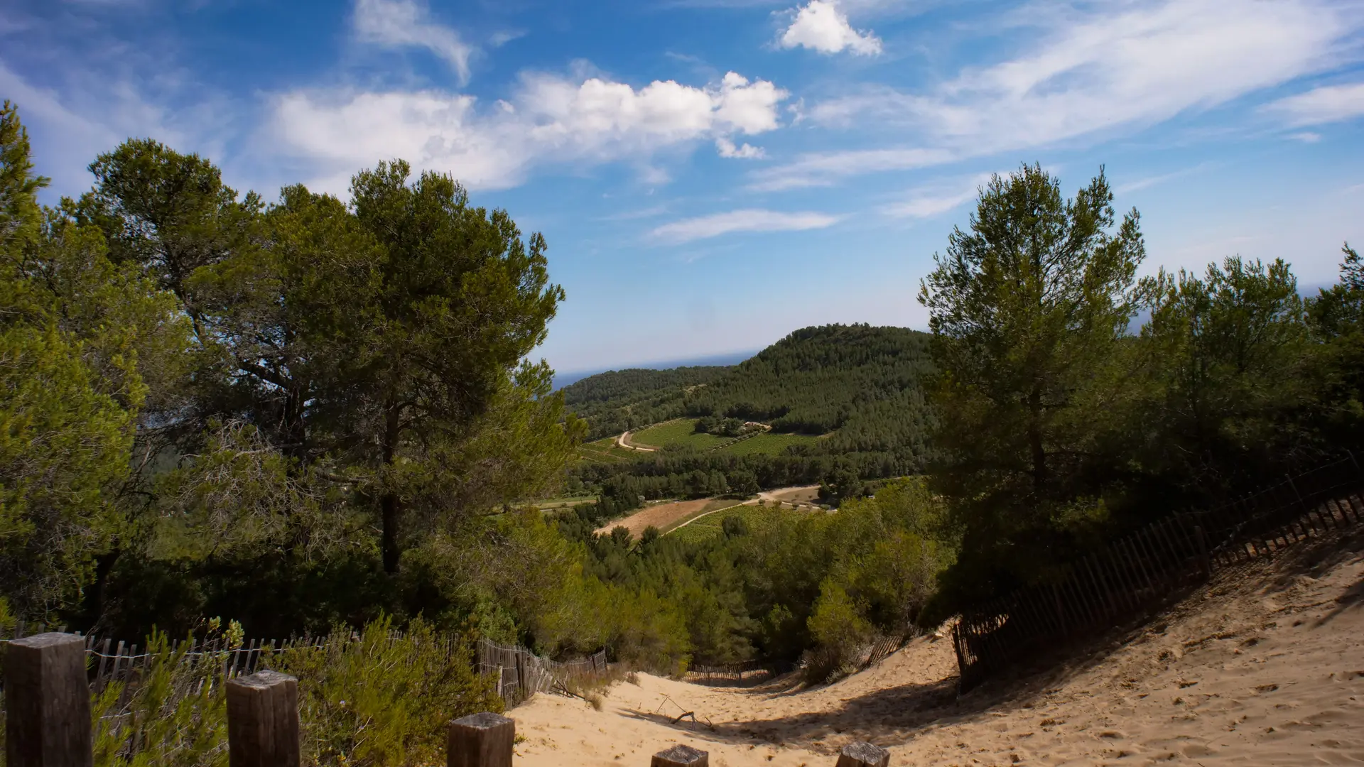 La colline de sable de Saint-Cyr-sur-Mer