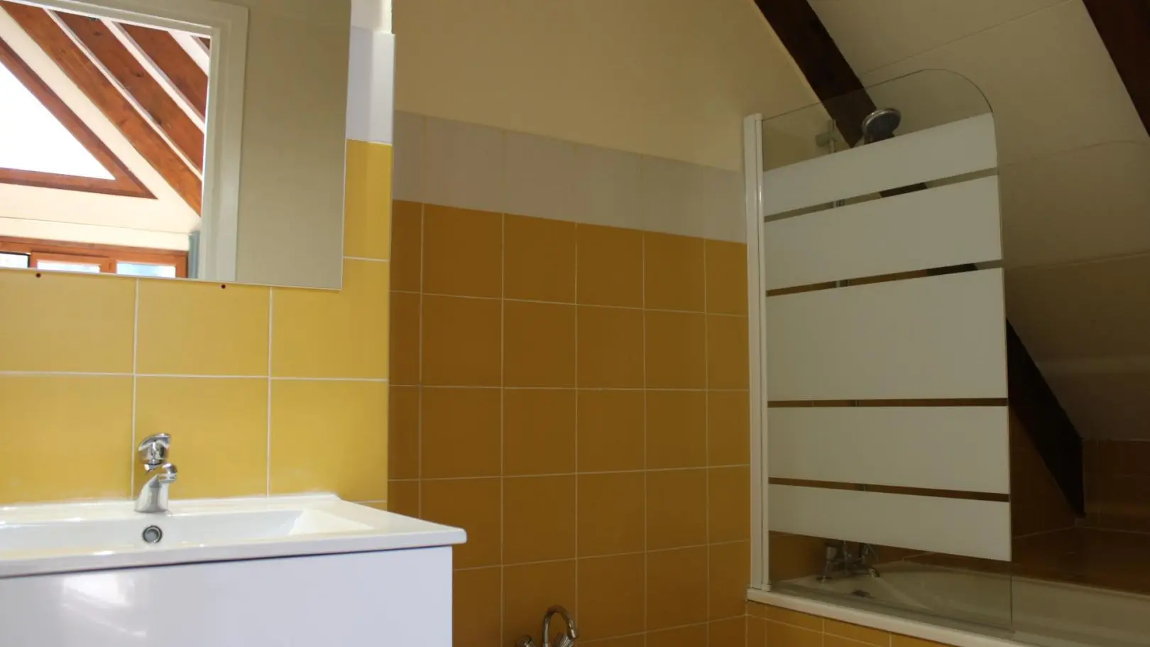 Les Bouquetins -Salle de bains- Gîte station des Buisses Roubion - Gîtes de France Alpes-Maritimes