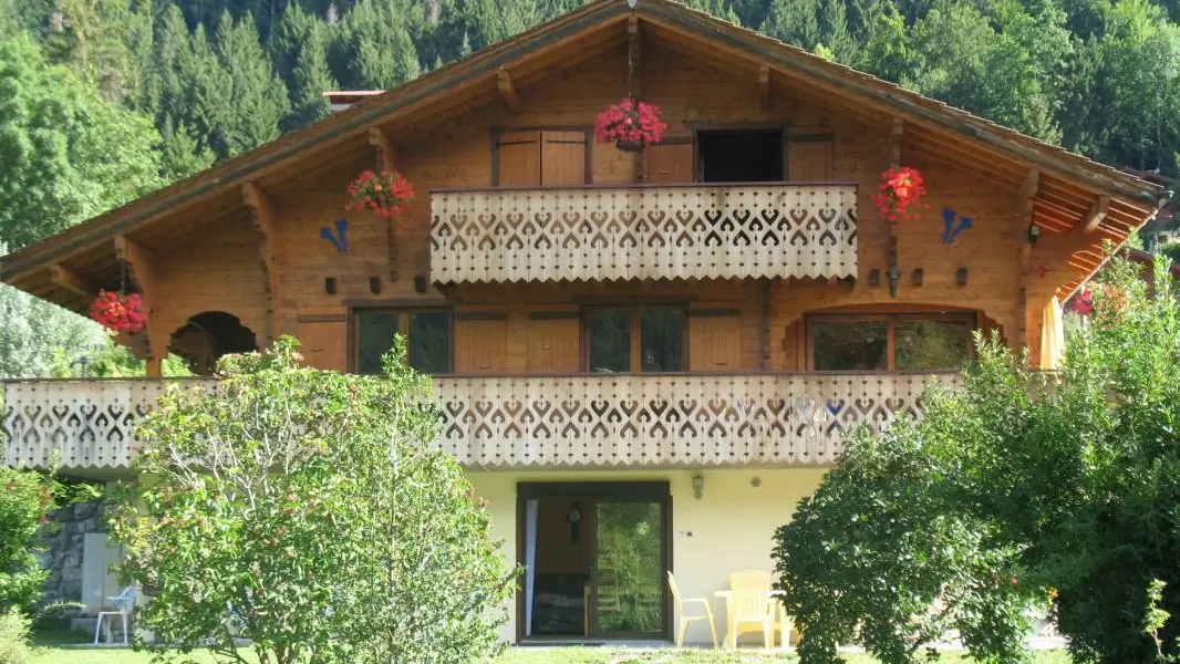 Appartement au rez de chaussée de notre chalet avec une grande terrasse orientée au sud.