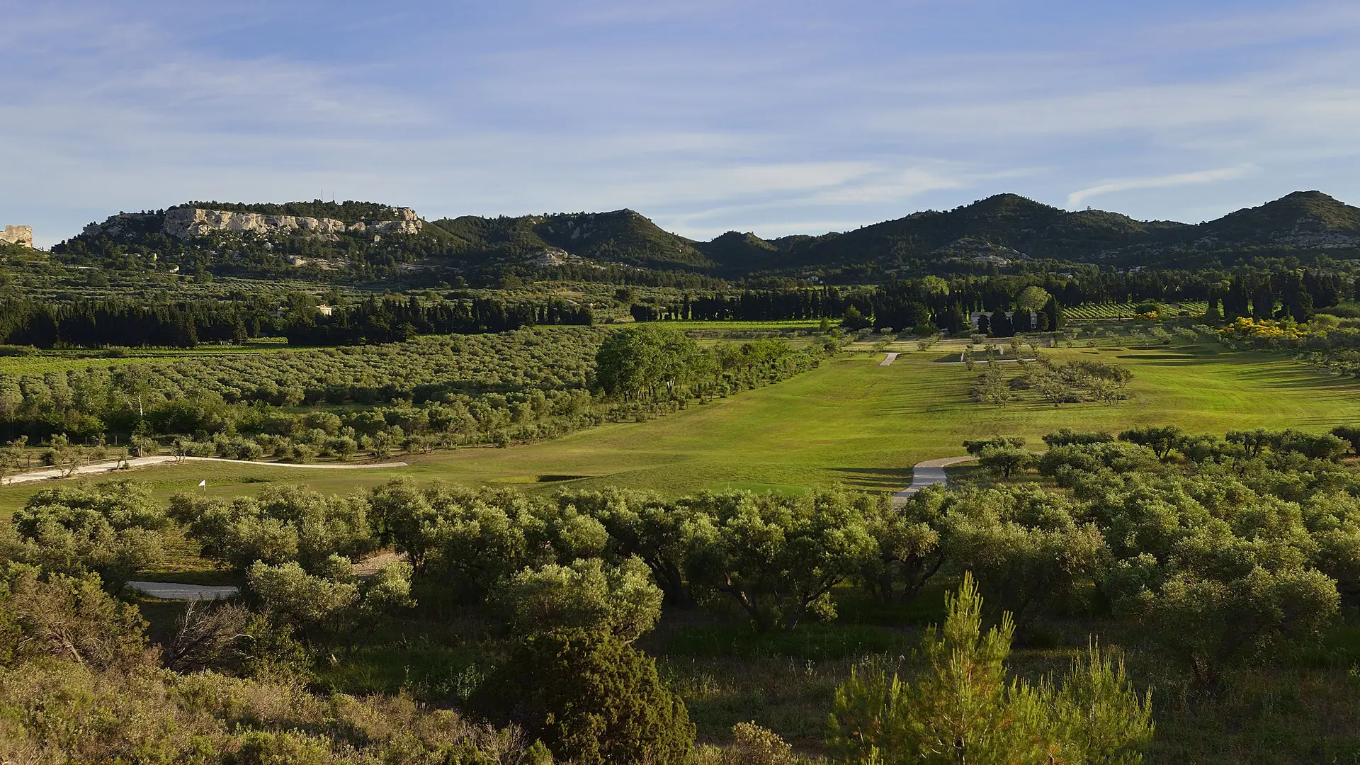 Golf au pied des Baux-de-Provence