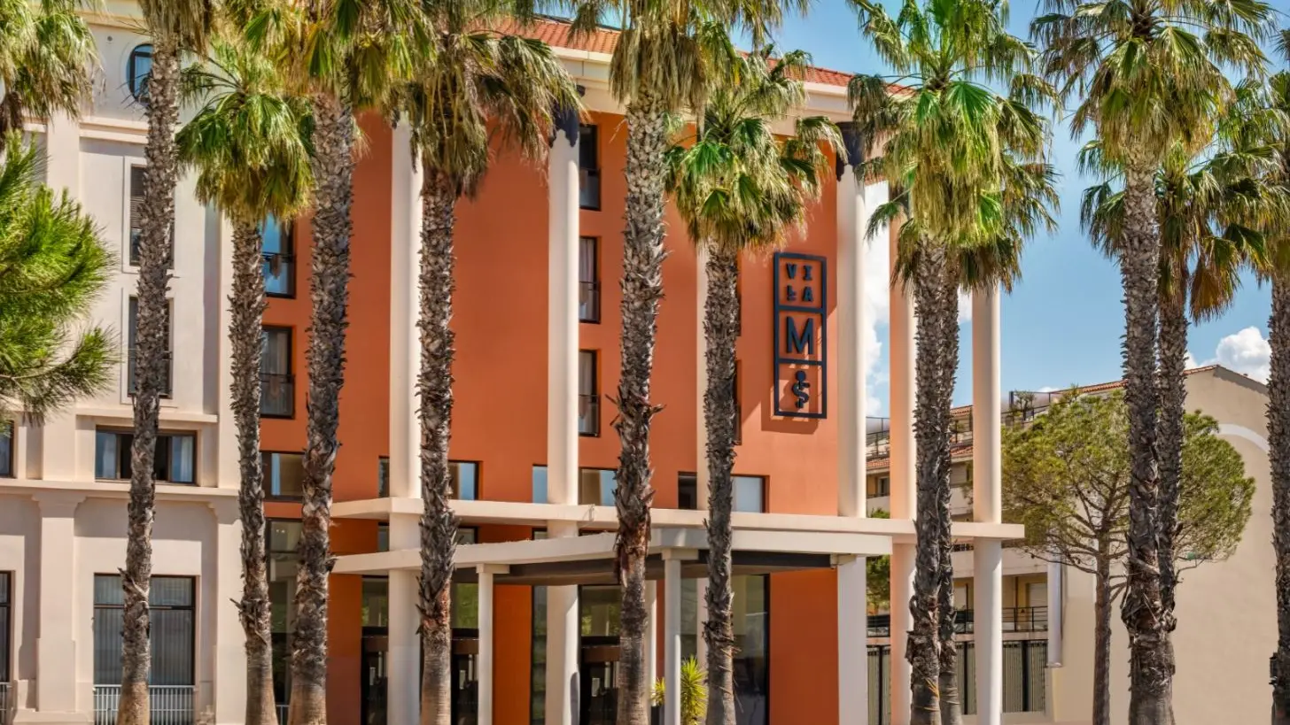 Façade de l'hôtel Villa M