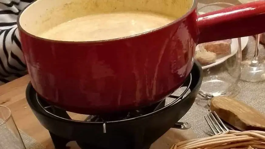 La fondue aux 3 fromages de l'Ubaye