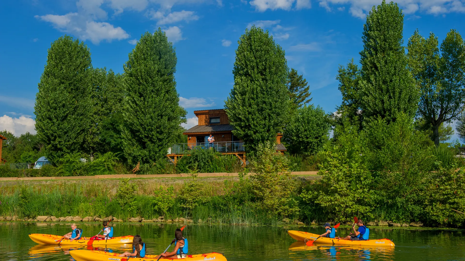 Canoës sur la Saône