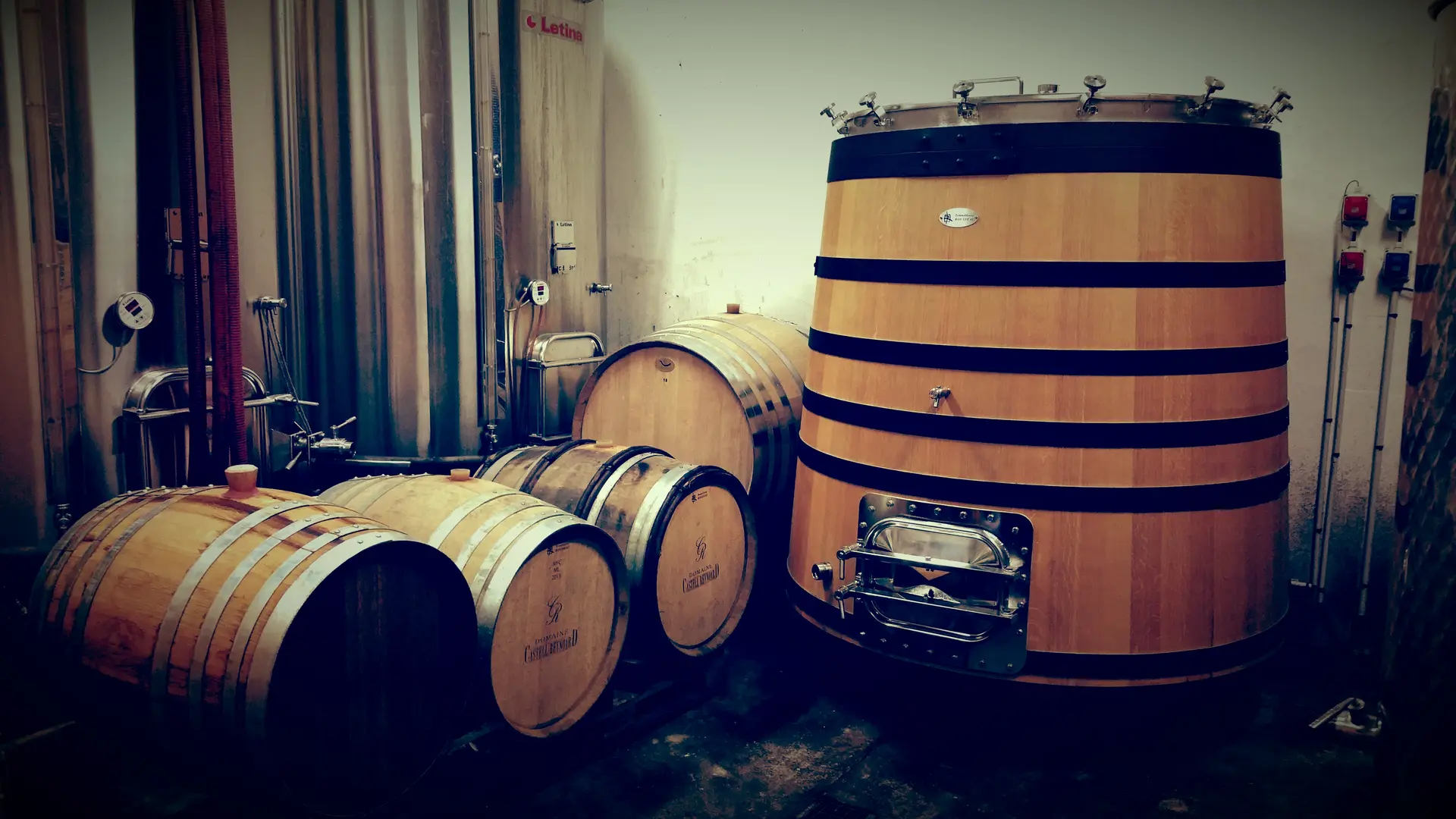 Wine barrels