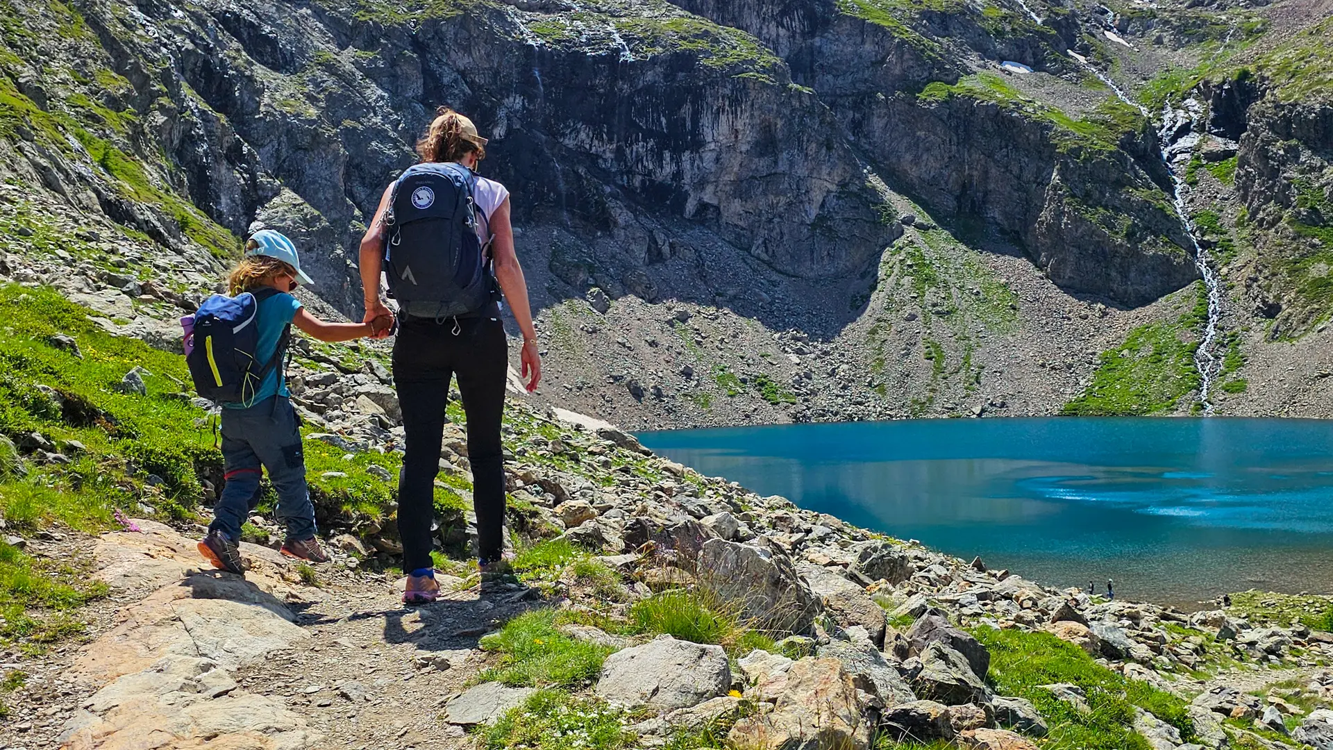 Rando en famille au lac de Puy Vachier