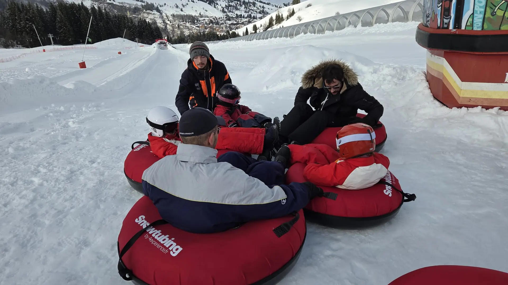 Snowtubing departure point_Le Grand-Bornand